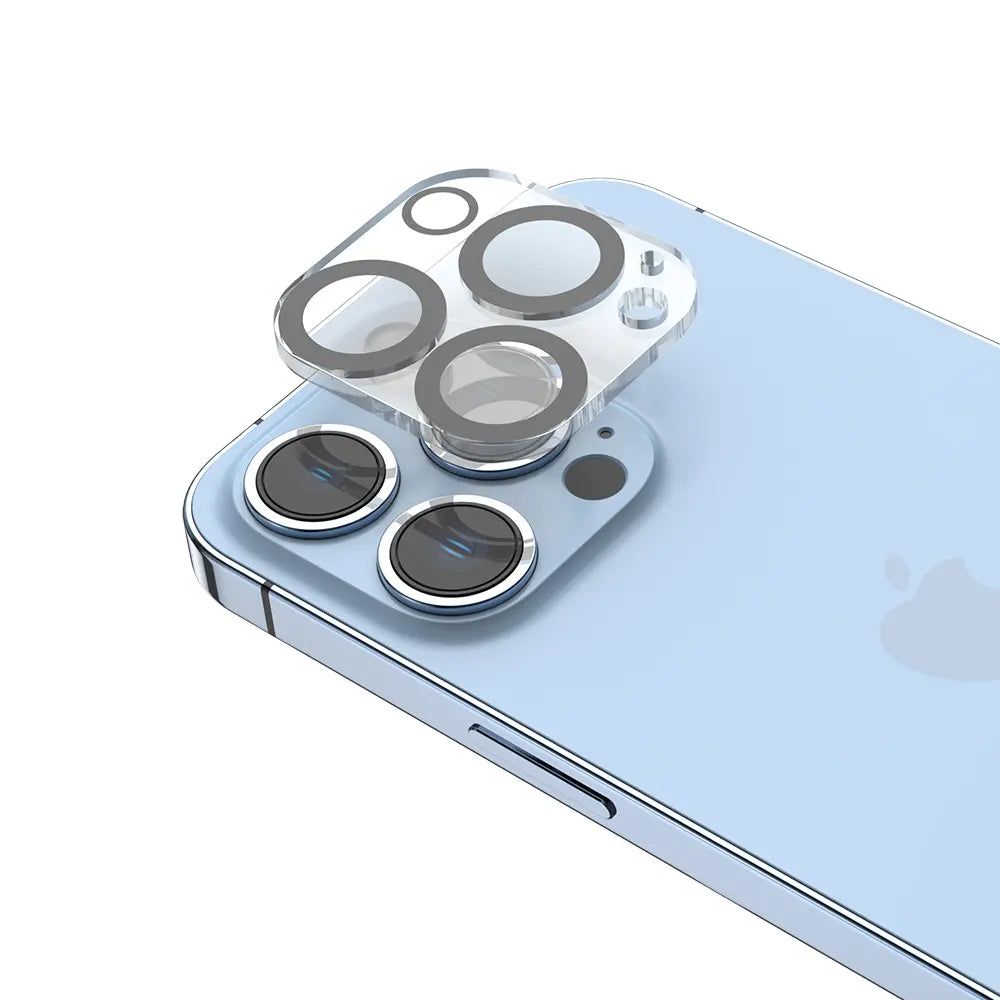 מגן מקצועי לעדשת המצלמה לאייפון 14 פרו ואייפון 14 פרו מקס, עשוי זכוכית מחוסמת