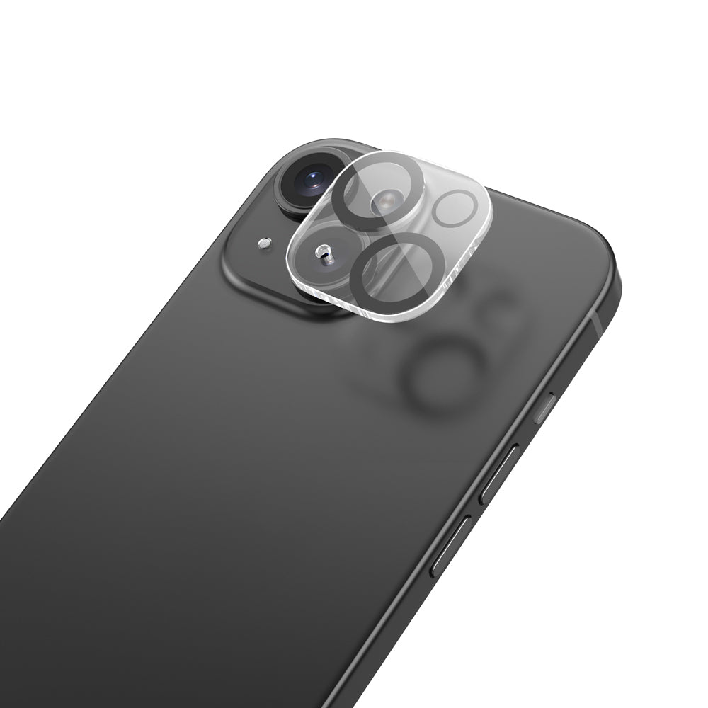 מגן מקצועי לעדשת המצלמה לאייפון 15 ואייפון 15 פלוס, עשוי זכוכית מחוסמת