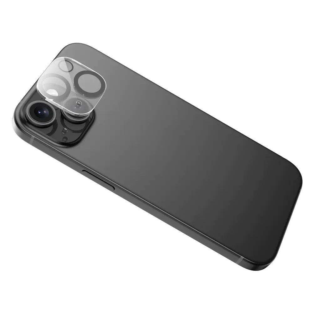 מגן מקצועי לעדשת המצלמה לאייפון 15 ואייפון 15 פלוס, עשוי זכוכית מחוסמת