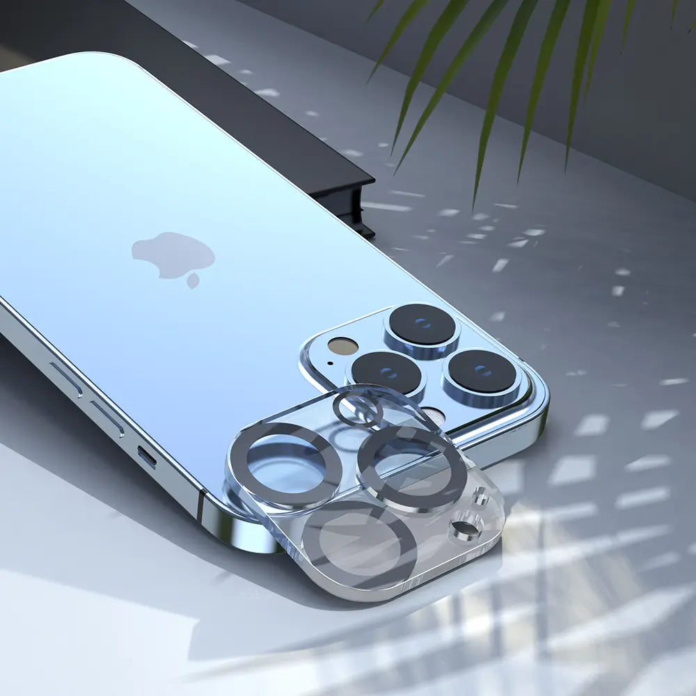 מגן מקצועי לעדשת המצלמה לאייפון 14 פרו ואייפון 14 פרו מקס, עשוי זכוכית מחוסמת