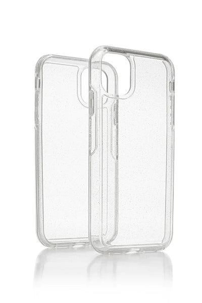 כיסוי איכותי ל-iPhone 15 Pro, שקוף נצנץ