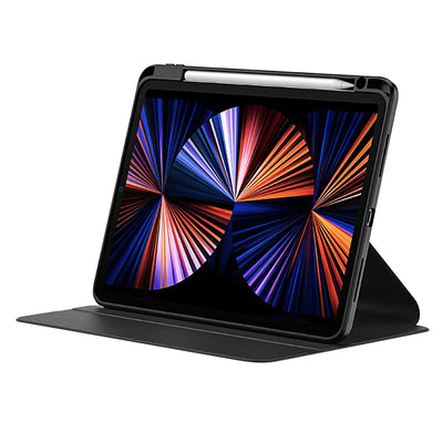 כיסוי לטאבלט סמסונג גלקסי טאב S8 להגנה מפני נפילות, כולל מעמד שולחני, סיבוב 360°