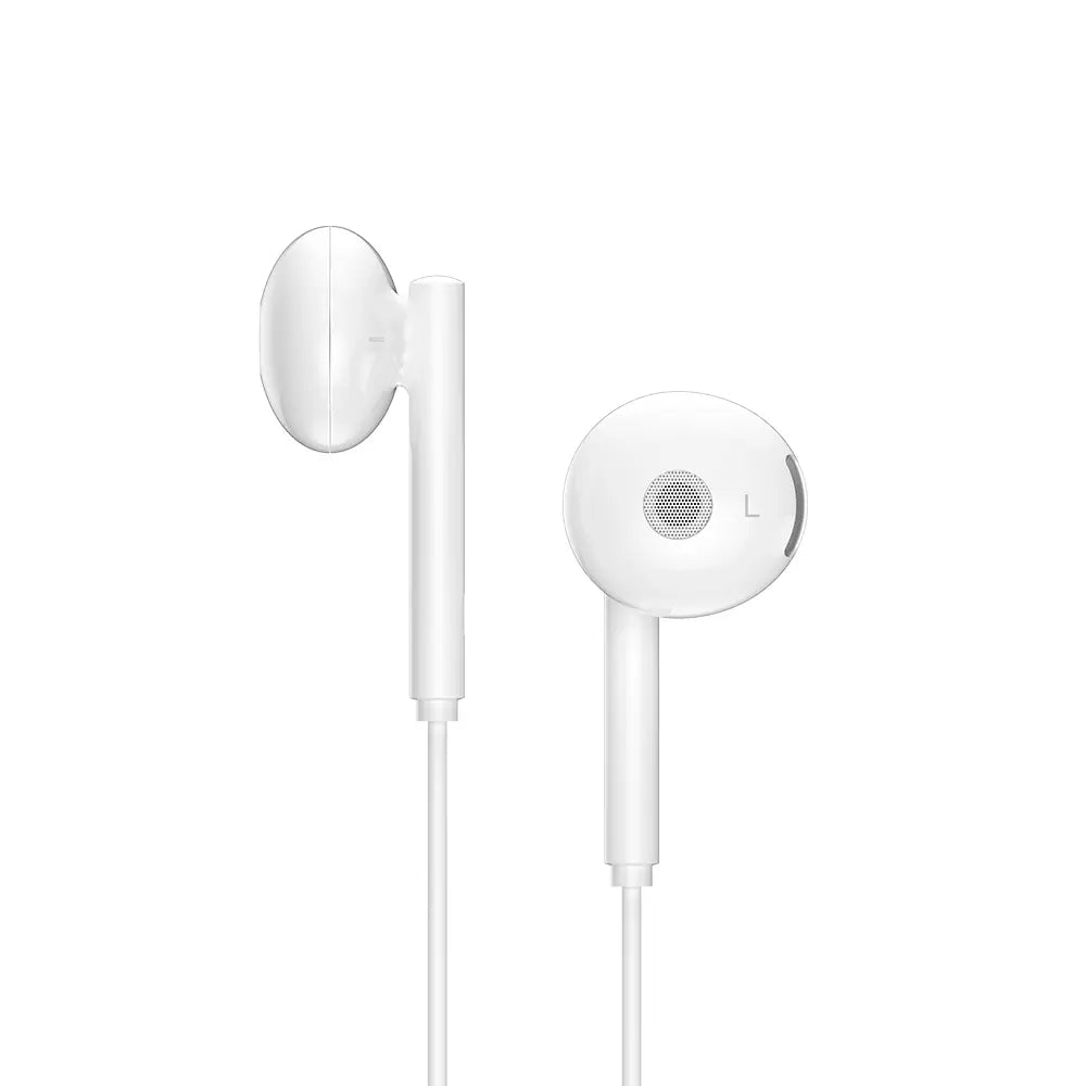אוזניות חוטיות USB-C עם מיקרופון מובנה, צליל סראונד איכותי, כפתור שליטה, אורך 1.2 מטר