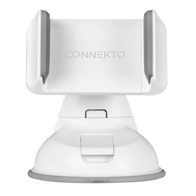 מעמד לטלפון לרכב Connekto AO5 – מעמד ואקום עם כוס יניקה עוצמתית ויציבות ב-360 מעלות, לבן