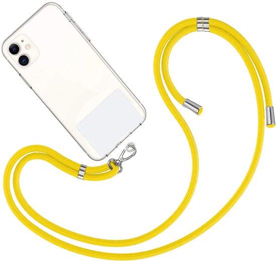 שרוך מתכוונן לסמארטפון דגם PR44, צהוב