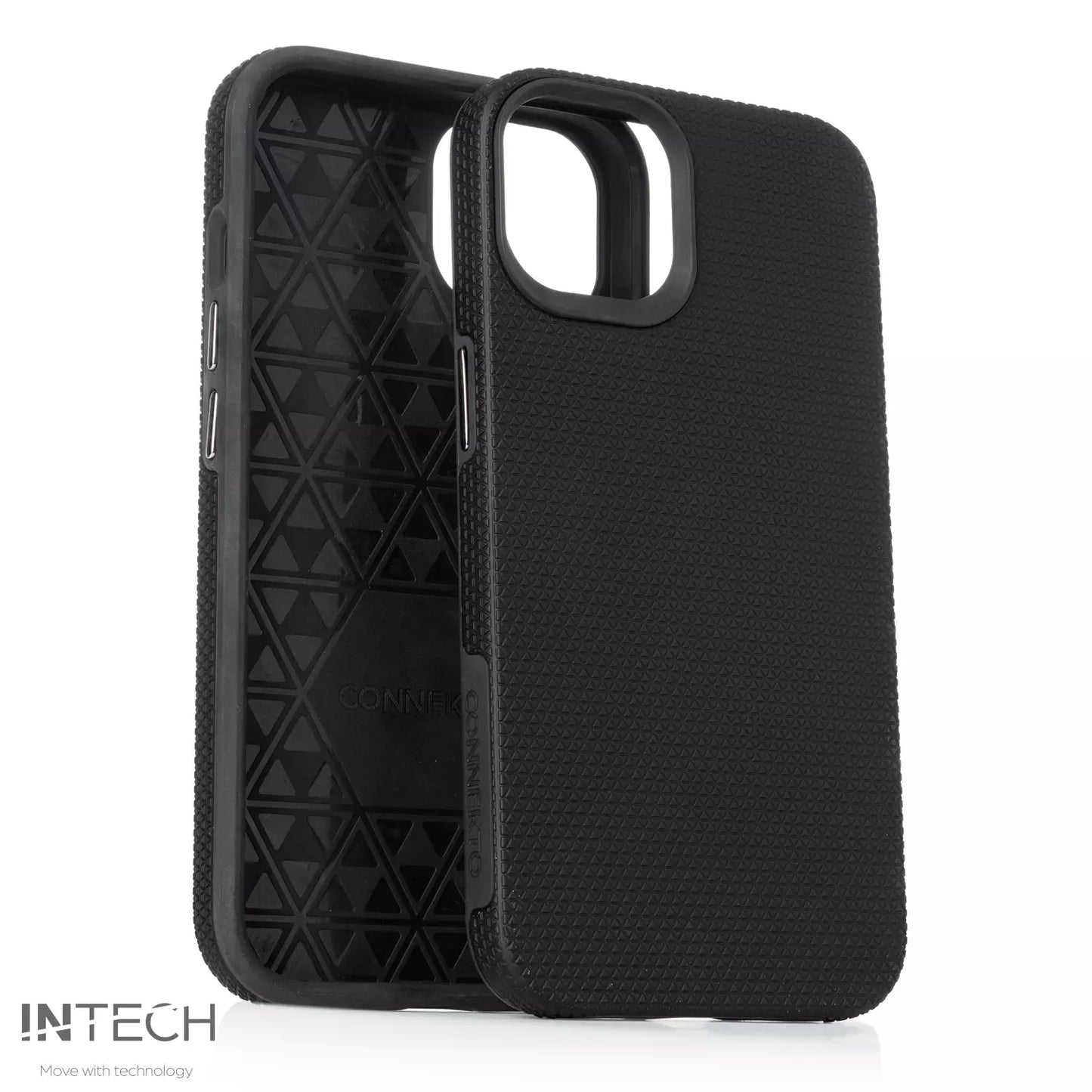 כיסוי איכותי ל-iPhone 15, שחור