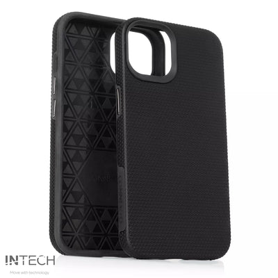 כיסוי איכותי ל-iPhone 15, שחור