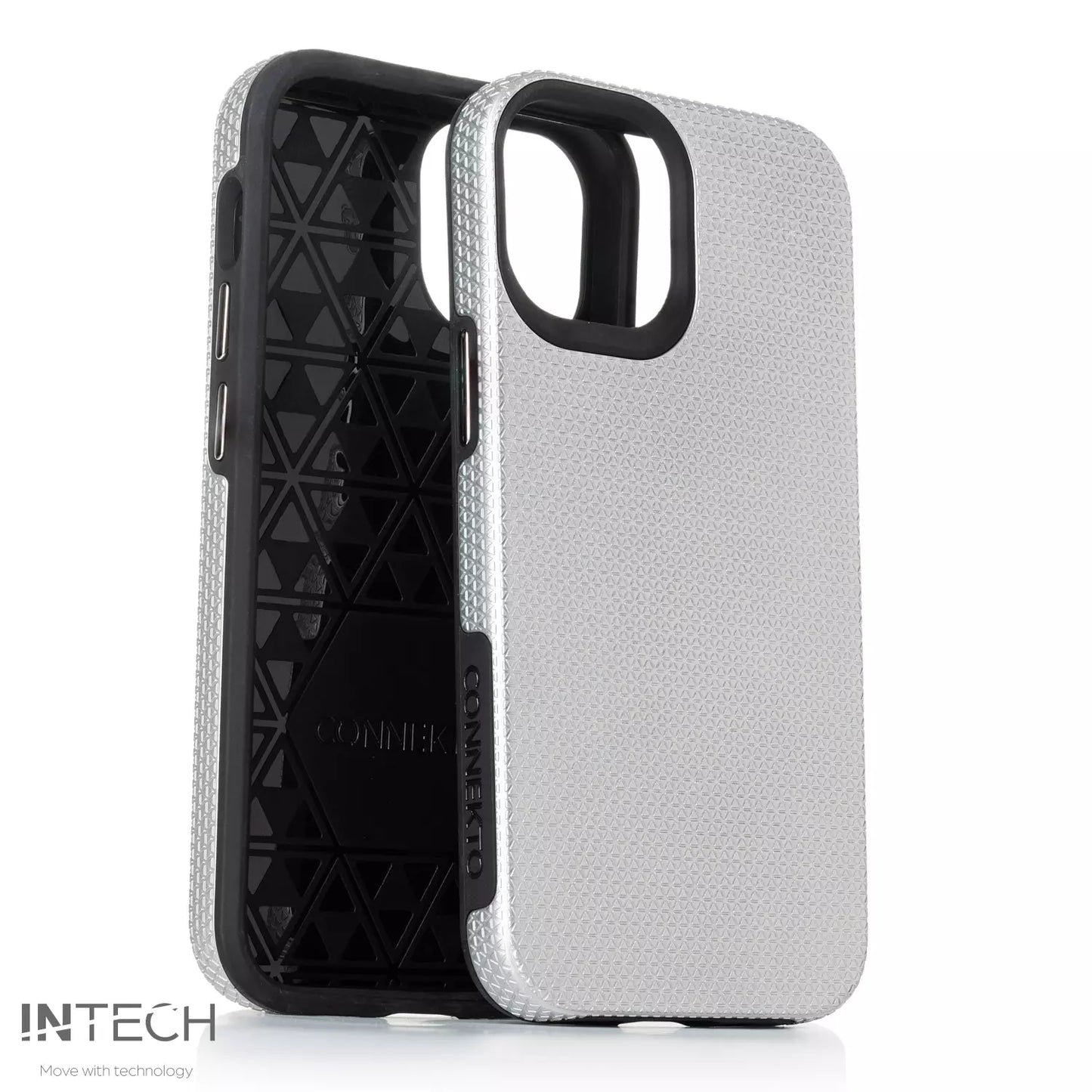 כיסוי איכותי ל-iPhone 13, כסוף