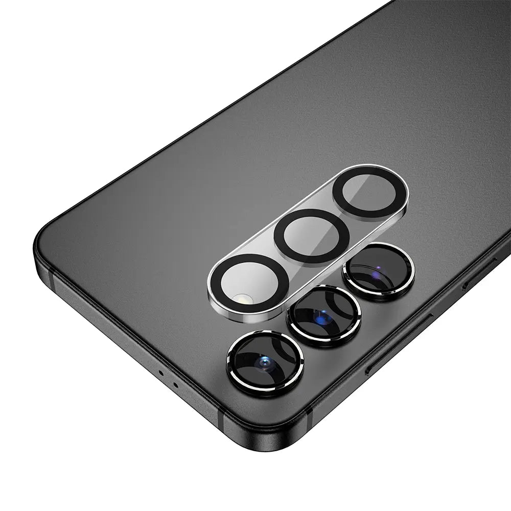 מגן מקצועי לעדשת המצלמה לטלפון גלקסי S24 פלוס, עשוי זכוכית מחוסמת