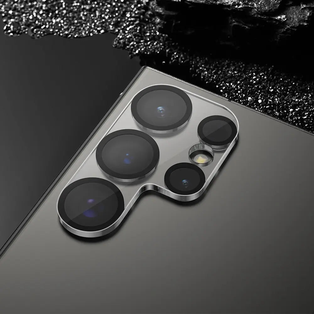 מגן מקצועי לעדשת המצלמה לטלפון גלקסי S24 אולטרה, עשוי זכוכית מחוסמת