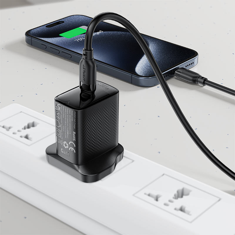 כבל סנכרון וטעינה מהירה USB-C ל-USB-C, ,תומך בטעינה מהירה עד 60W, אורך 1.2 מטר