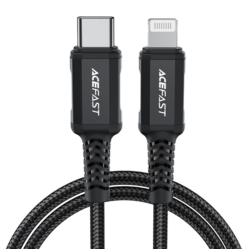 כבל סנכרון וטעינה איכותי USB-C ל-Lightning, מאושר אפל, אורך 1.8 מטר