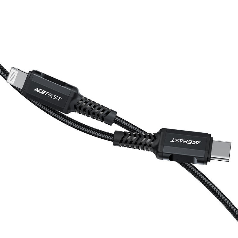 כבל סנכרון וטעינה איכותי USB-C ל-Lightning, מאושר אפל, אורך 1.8 מטר