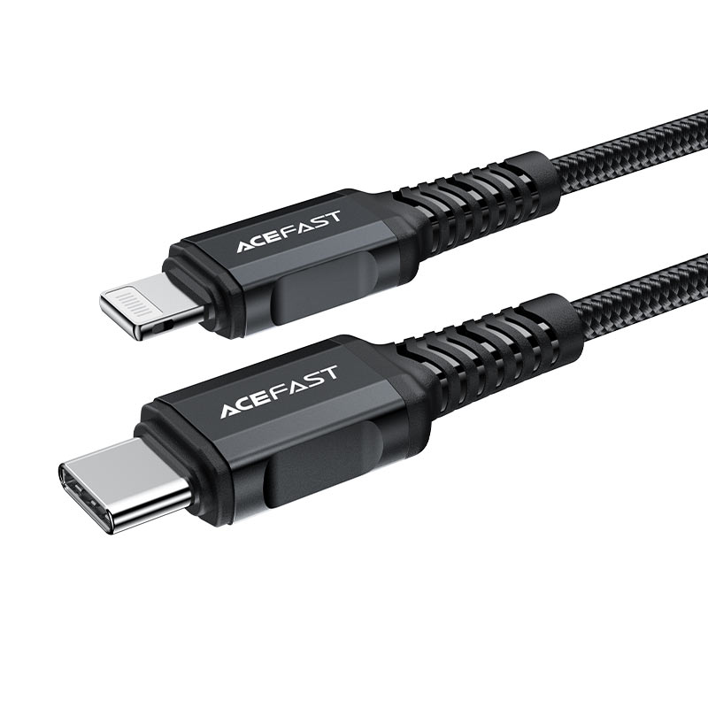 כבל סנכרון וטעינה איכותי USB-C ל-Lightning, מאושר אפל, אורך 1.8 מטר