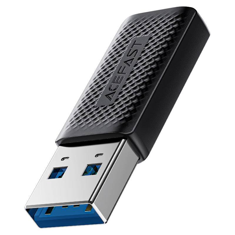 מתאם USB-C ל-USB-A מהיר וקומפקטי, שבב חכם לטעינה בטוחה