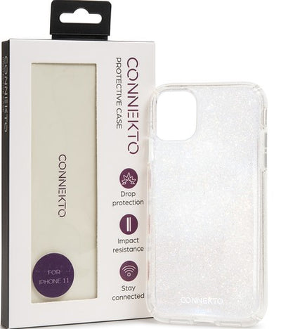 CONNEKTO iphone 13 pro max שקוף נצנץ