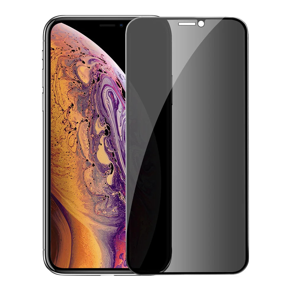 מגן מסך זכוכית מחוסמת להגנה על הפרטיות ל-iPhone X/XS/11 Pro