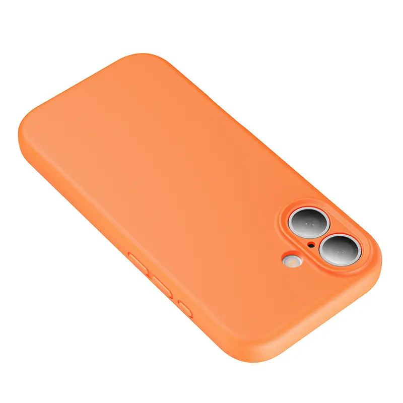 כיסוי מגן מגנטי לאייפון 17 Glossy & Matte MSCS85 – תמיכה ב-MagCharge עם 38 מגנטי N52SH ועמידות בנפילות מ-5 מטר (כתום)