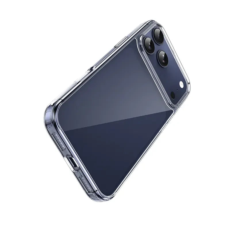 כיסוי מגן לאייפון 17 פרו מקס Glossy & Matte T22 – הגנת כריות אוויר, עמידות לנפילות מ-5 מטר, שקוף