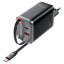 מטען מהיר ייחודי הכולל כבל טעינה USB-C נשלף ויציאות טעינה USB-A ו-USB-C