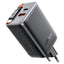 מטען מהיר ייחודי הכולל כבל טעינה USB-C נשלף ויציאות טעינה USB-A ו-USB-C