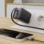 מטען מהיר ייחודי הכולל כבל טעינה USB-C נשלף ויציאות טעינה USB-A ו-USB-C