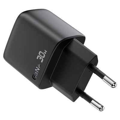 ראש מטען מהיר USB-C טעינת PD30W מהירה, שחור