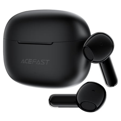 אוזניות אלחוטיות ACEFAST W11 TWS – סינון רעשי שיחה מבוסס AI, דרייבר 13 מ"מ, בלוטוס 6.0 וסוללה עד 25 שעות, שחור