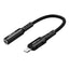 כבל אודיו Lightning לשקע אוזניות 3.5mm נקבה, סגסוגת אלומיניום