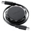 כבל סנכרון וטעינה מהירה USB-C ל-USB-C נשלף, אורך 0.8 מטר