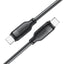 כבל סנכרון וטעינה מהירה USB-C ל-USB-C, ,תומך בטעינה מהירה עד 60W, אורך 1.2 מטר