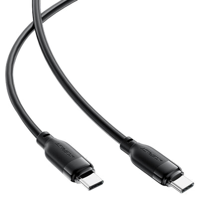 כבל סנכרון וטעינה מהירה USB-C ל-USB-C, ,תומך בטעינה מהירה עד 60W, אורך 1.2 מטר