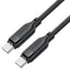 כבל סנכרון וטעינה מהירה USB-C ל-USB-C, ,תומך בטעינה מהירה עד 60W, אורך 1.2 מטר