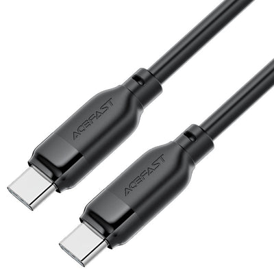 כבל סנכרון וטעינה מהירה USB-C ל-USB-C, ,תומך בטעינה מהירה עד 60W, אורך 1.2 מטר