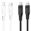 C3-01 USB-C to Lightning TPE charging data cable white 1.2m