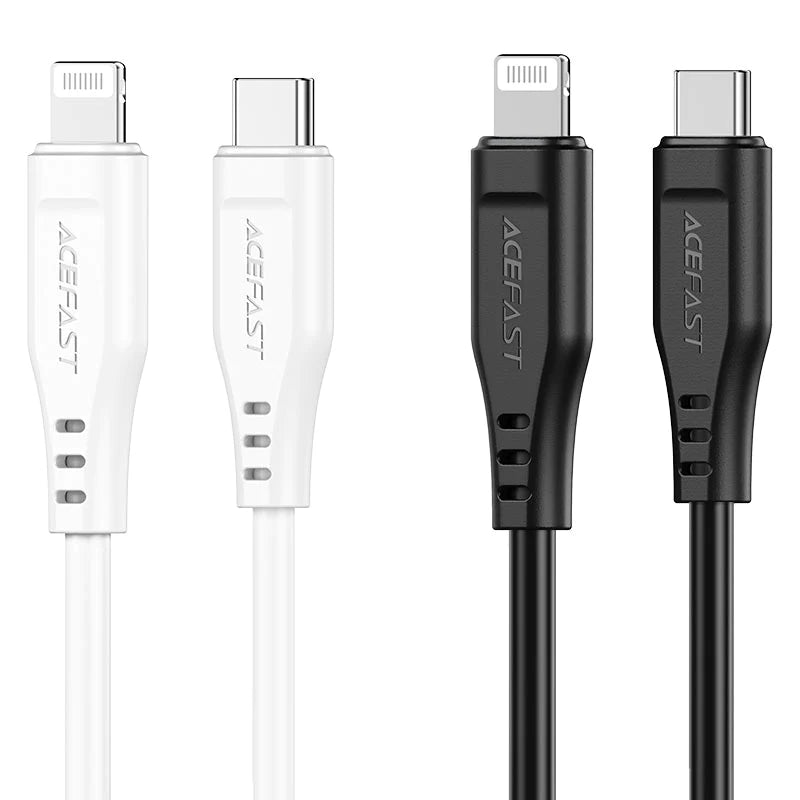 C3-01 USB-C to Lightning TPE charging data cable white 1.2m