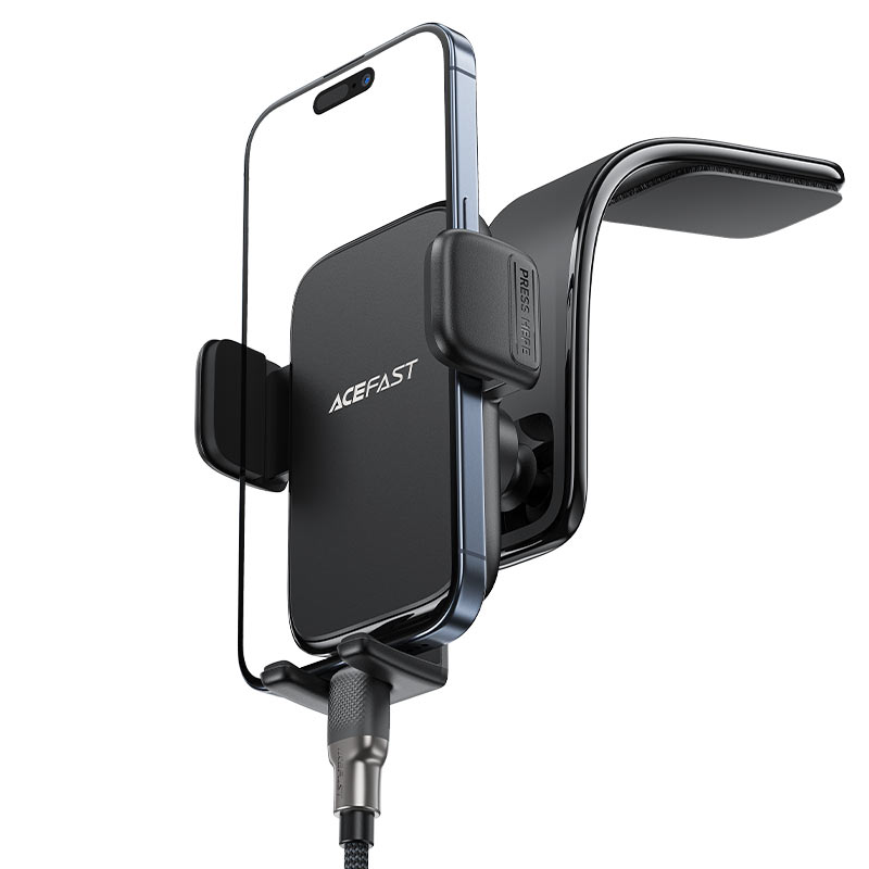 מעמד לטלפון לרכב בעיצוב חדשני לאחיזה בטוחה של הטלפון, התקנה על גבי הדשבורד