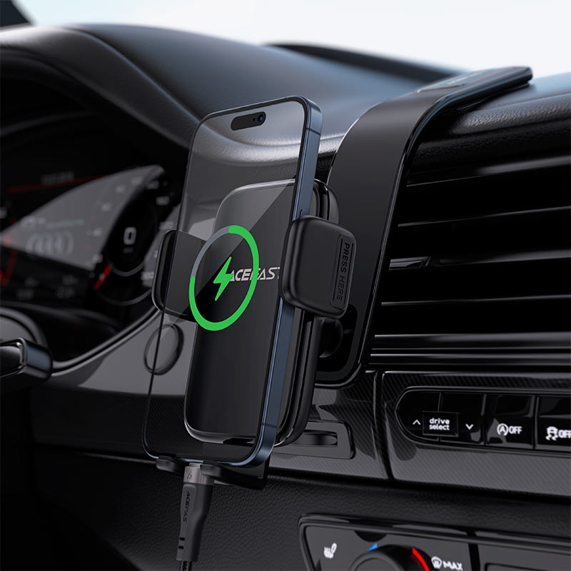 מעמד לטלפון לרכב בעיצוב חדשני לאחיזה בטוחה של הטלפון, התקנה על גבי הדשבורד