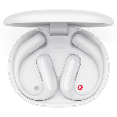 אוזניות Open-Ear אלחוטיות ACEFAST FA002 ACEFIT Air – קלות במיוחד, סאונד Hi-Fi ועמידות IP54, לבן