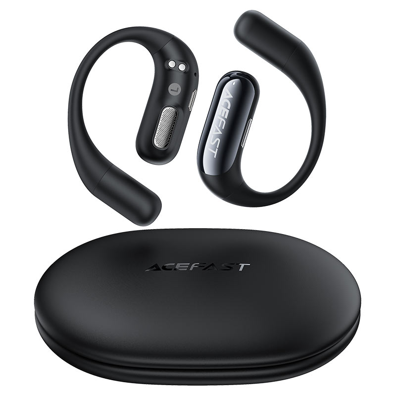 אוזניות Open-Ear אלחוטיות ACEFAST FA002 ACEFIT Air – קלות במיוחד, סאונד Hi-Fi ועמידות IP54, שחור