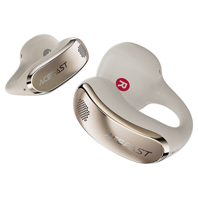 אוזניות אלחוטיות קליפס ACEFAST FA006 ACECLIP Pro - סאונד פרימיום, עיצוב OWS פתוח, זהב