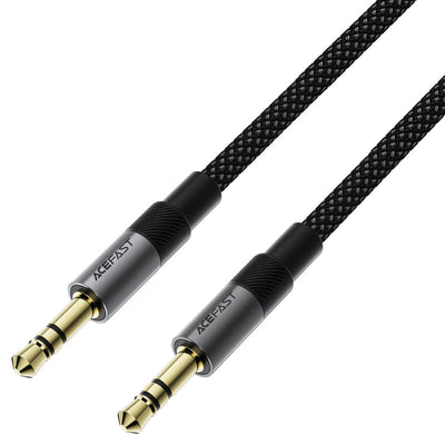 כבל אודיו AUX איכותי ACEFAST J10 3.5mm – העברת שמע Hi-Fi חסין שריטות עם כבל ניילון קלוע