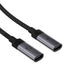מפצל אודיו וטעינה ACEFAST J14 מטייפ סי לזוג חיבורי USB-C – טעינה מהירה 60W, שמע Hi-Fi וכבל ניילון קלוע