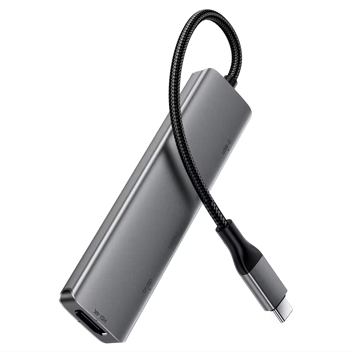 מפצל USB ותחנת עגינה 6 ב-1 ACEFAST J18 – תמיכה ב-4K 60Hz, טעינה מהירה 90W וקורא כרטיסים