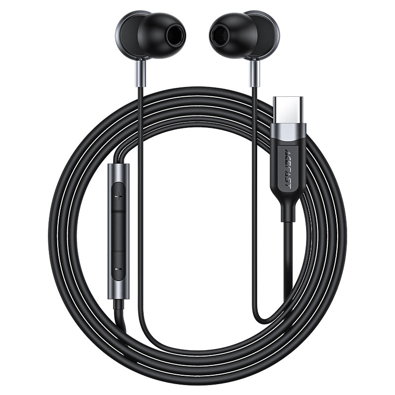 אוזניות חוטיות Acefast L6 USB-C – עיצוב ארגונומי ושמע דיגיטלי איכותי