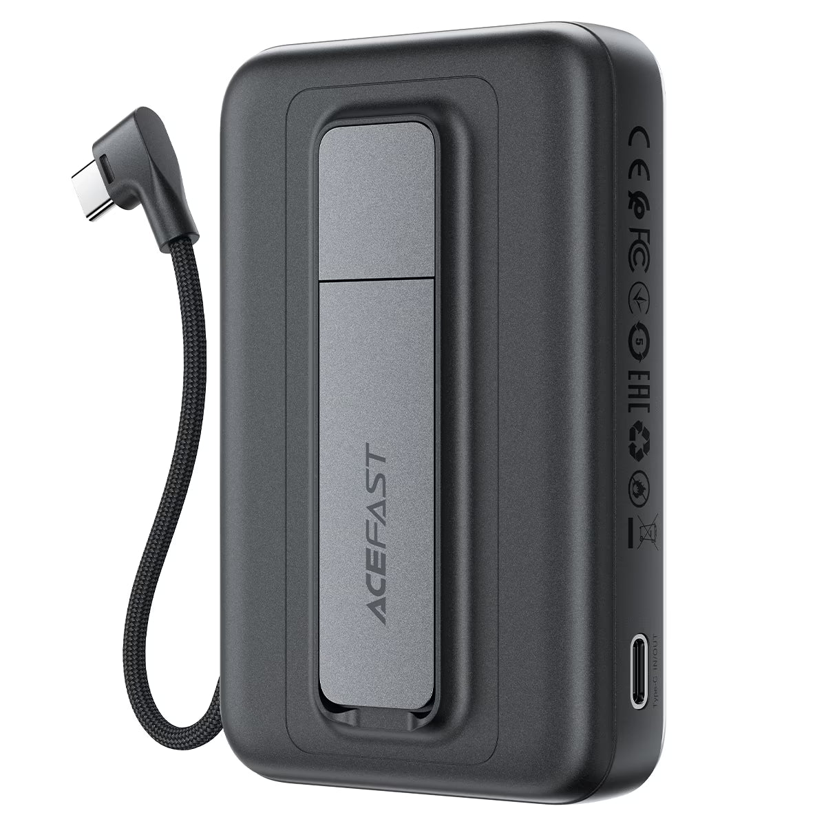 מטען נייד מגנטי ACEFAST M24 – קיבולת 10000mAh, הספק 22.5W וכבל USB-C מובנה