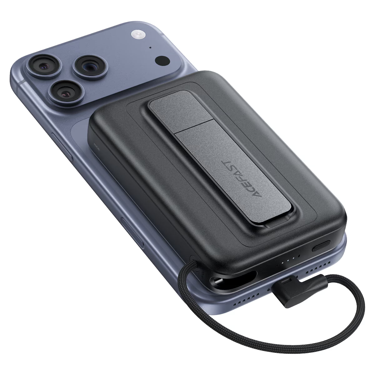 מטען נייד מגנטי ACEFAST M24 – קיבולת 10000mAh, הספק 22.5W וכבל USB-C מובנה