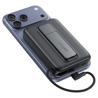 מטען נייד מגנטי ACEFAST M24 – קיבולת 10000mAh, הספק 22.5W וכבל USB-C מובנה