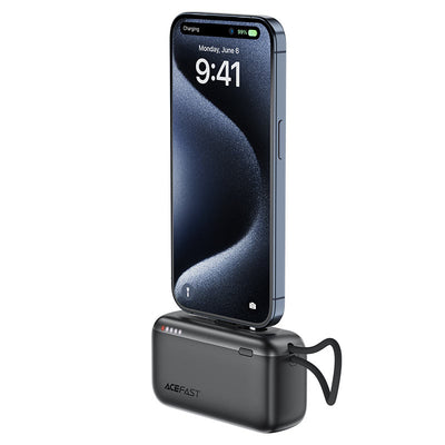 מטען נייד ACEFAST M27 10000mAh 22.5W - כבל USB-C מובנה, טעינה מהירה