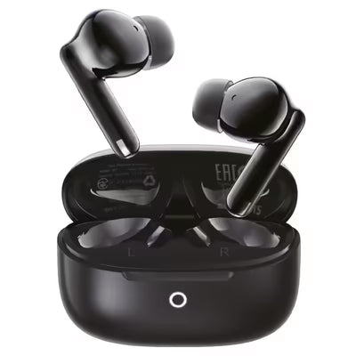 אוזניות TWS אלחוטיות ACEFAST W7 – סינון רעשי שיחות AI ועד 24 שעות סוללה, שחור